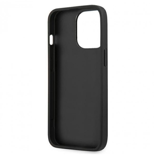 Karl Lagerfeld KLHCP13LPCUSKCBK iPhone 13 Pro PU-läderväska - Svart