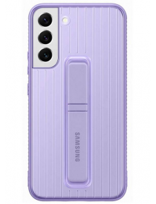 Lavendel och väldigt stilrent skal Samsung Galaxy S22 Plus.