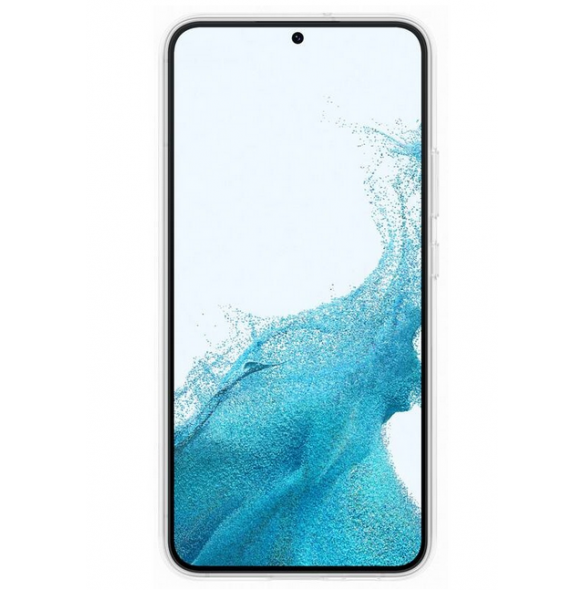 Genomskinligt och väldigt praktiskt skal från Samsung.