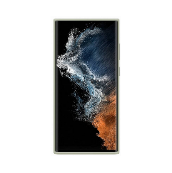 Olivgrönt och väldigt praktiskt skal från Samsung.