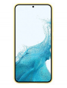 Gult och väldigt stilrent skal Samsung Galaxy S22 Plus.