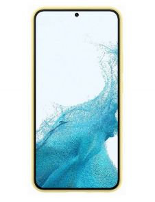 Gult och väldigt stilrent skal Samsung Galaxy S22 Plus.