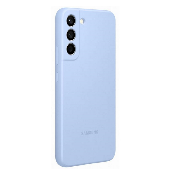 Himmelsblått och väldigt praktiskt skal från Samsung.