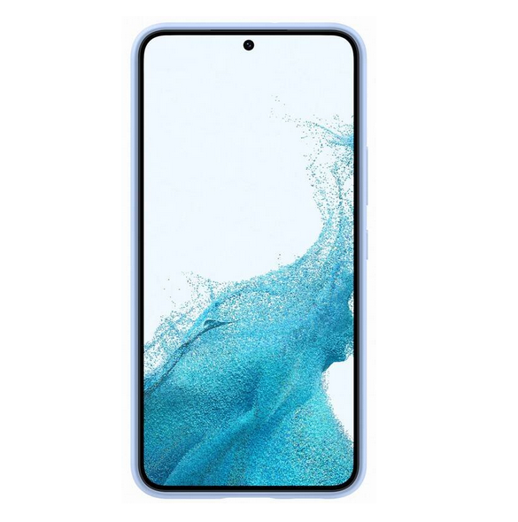 Himmelsblått och väldigt praktiskt skal från Samsung.