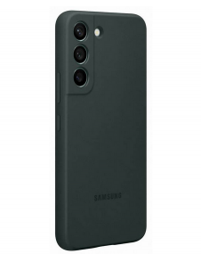 Mörkgrönt och väldigt stilrent skal Samsung Galaxy S22.