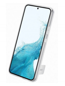 Samsung Galaxy S22 Plus och väldigt snyggt skydd från Samsung.