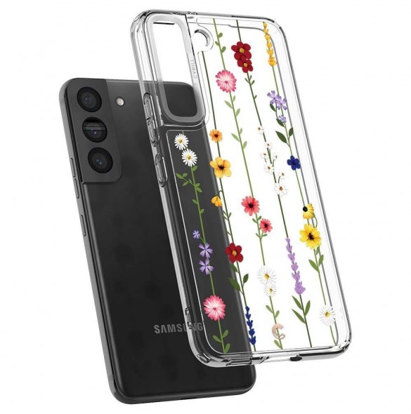 Med detta fodral kommer du att vara lugn för Samsung Galaxy S22 och väldigt snyggt skydd från Spigen.