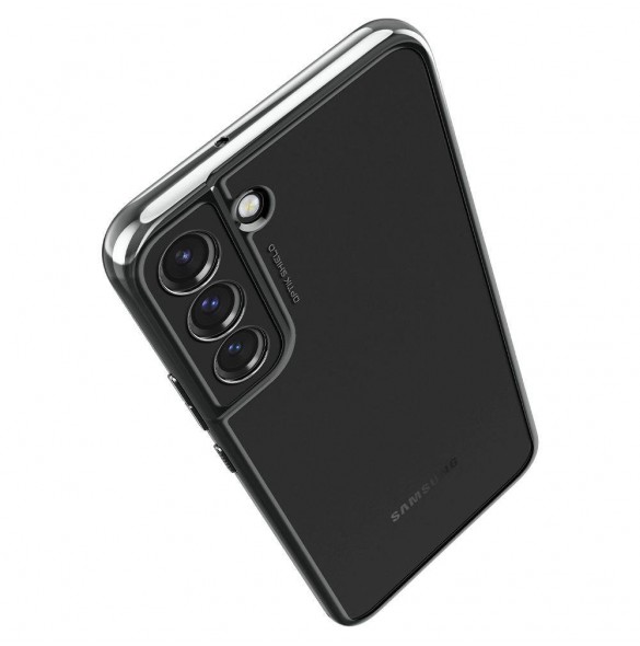 Kromgrått och väldigt stilrent skal till Samsung Galaxy S22 Plus.
