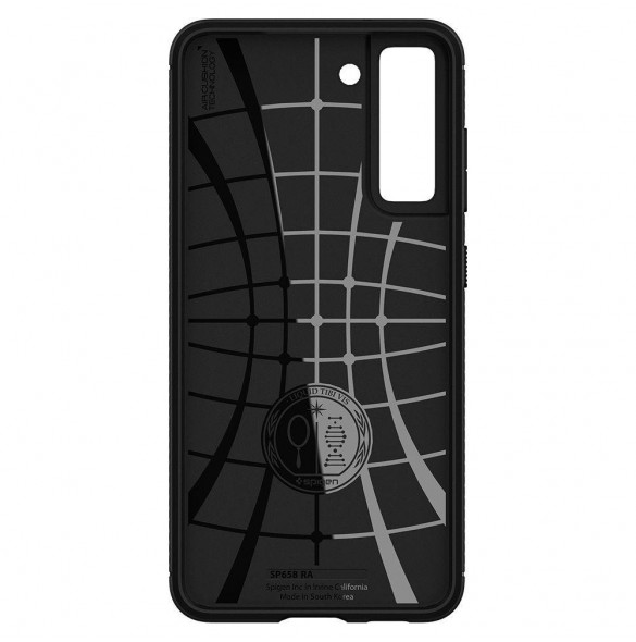 Samsung Galaxy S21 FE och väldigt snyggt skydd från Spigen.