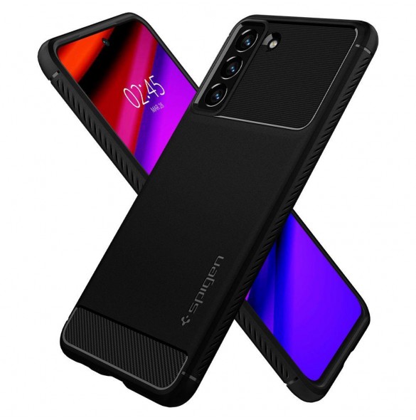 Mattsvart och väldigt stilrent skal till Samsung Galaxy S21 FE.