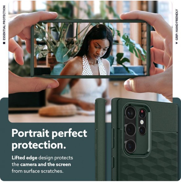 Ett elegant skal för telefon och väldigt snyggt skydd från Spigen.