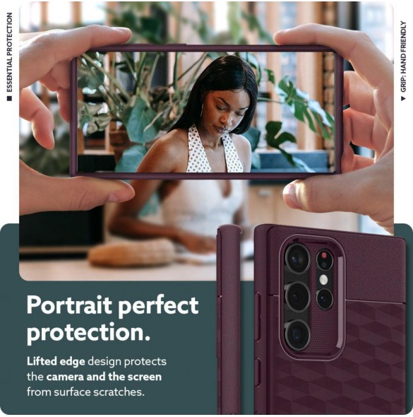 Ett elegant skal för telefon och väldigt snyggt skydd från Spigen.