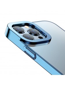 Blått och väldigt stilrent skal till iPhone 13 Pro.