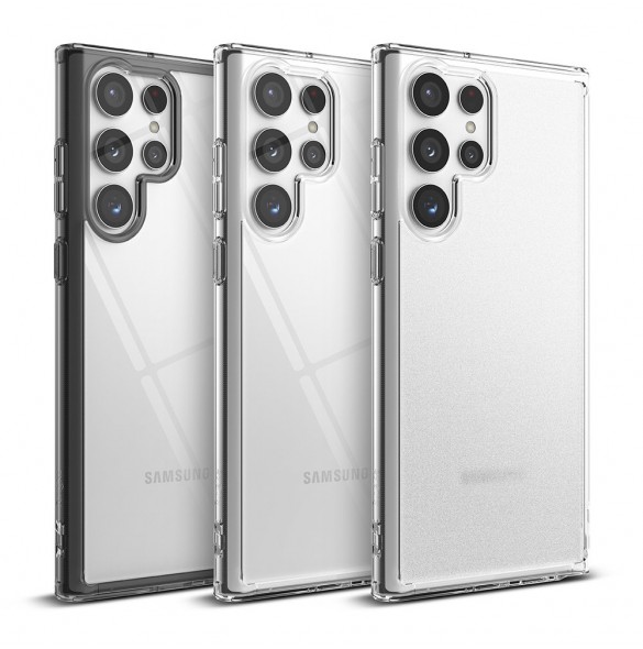 Svart och väldigt stilrent skal till Samsung Galaxy S22 Ultra -.