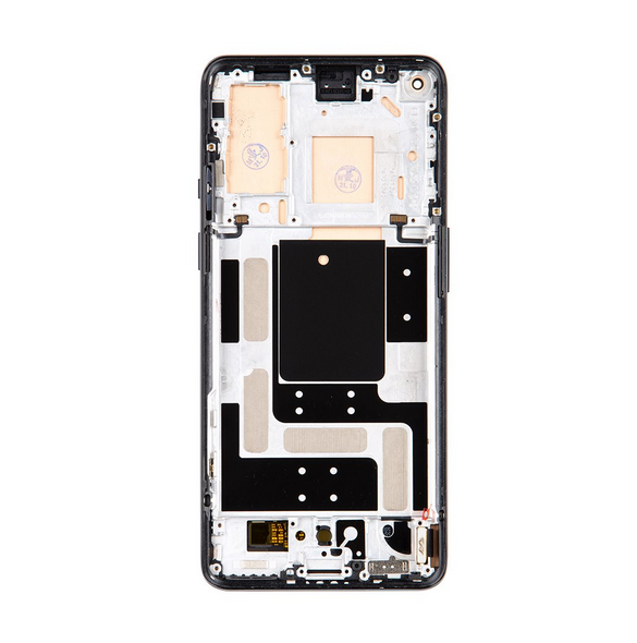 LCD-skärm + pekenhet + främre skal till OnePlus 9 - Astralsvart