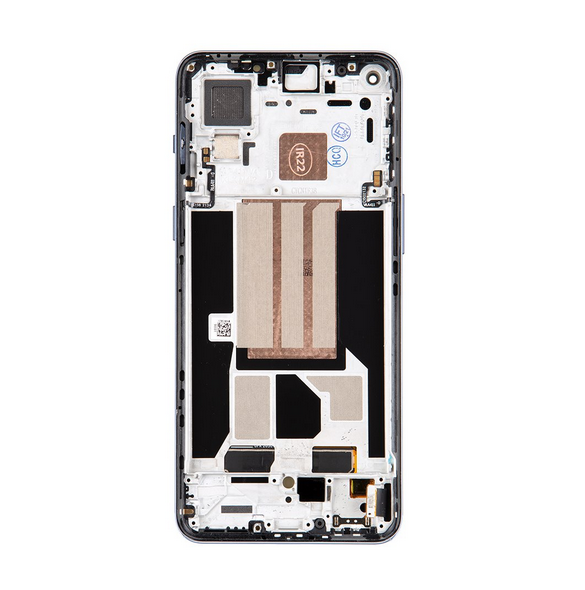 LCD-skärm + pekenhet + främre skal till OnePlus Nord 2 - Grå