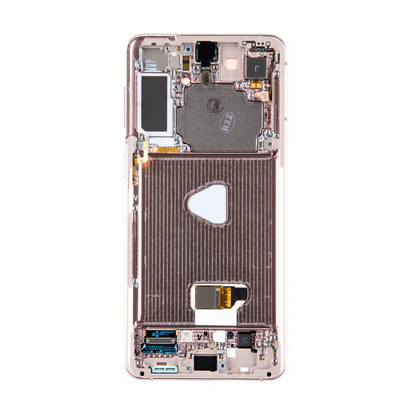 LCD-skärm + Touch Unit Samsung Galaxy S21 Plus - Fantomviolett (Service Pack)