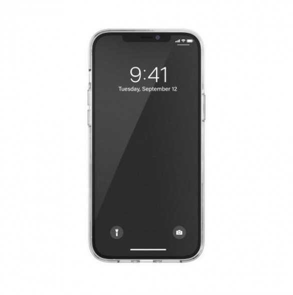Klarvitt och väldigt stilrent skal till iPhone 12 Pro Max.