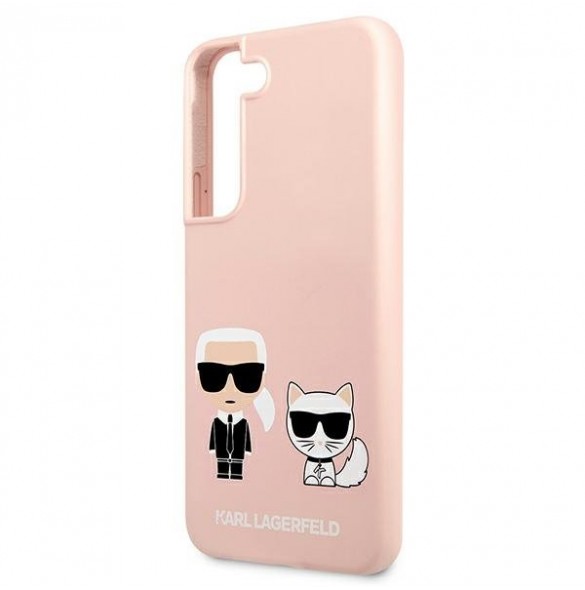 Samsung Galaxy S22 och väldigt snyggt skydd från Karl Lagerfeld.