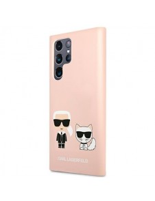 Samsung Galaxy S22 Ultra och väldigt snyggt skydd från Karl Lagerfeld.