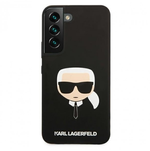 Med detta fodral kommer du att vara lugn för Samsung Galaxy S22 väldigt snyggt skydd från Karl Lagerfeld.