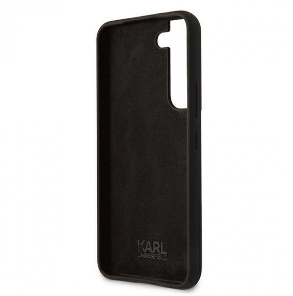 Samsung Galaxy S22 och väldigt snyggt skydd från Karl Lagerfeld.