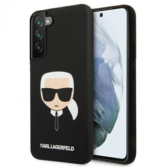 Med detta fodral kommer du att vara lugn för Samsung Galaxy S22 Plus väldigt snyggt skydd från Karl Lagerfeld.