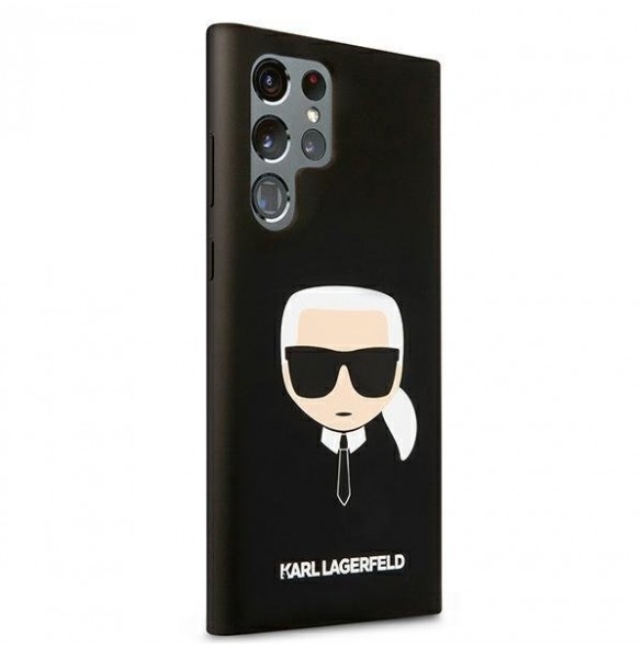 Samsung Galaxy S22 Ultra och väldigt snyggt skydd från Karl Lagerfeld.