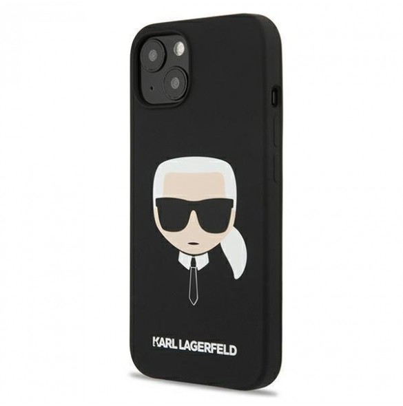 iPhone 13 Mini och väldigt snyggt skydd från Karl Lagerfeld.