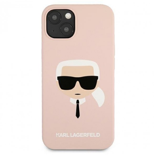 Med detta skal kommer du att vara lugn för iPhone 13 Mini väldigt snyggt skydd från Karl Lagerfeld.
