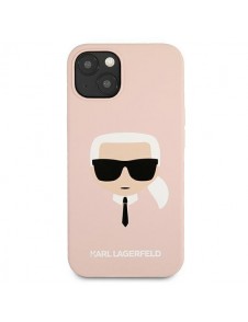 Med detta skal kommer du att vara lugn för iPhone 13 Mini väldigt snyggt skydd från Karl Lagerfeld.