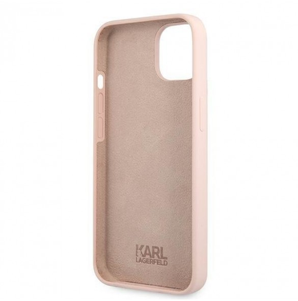 iPhone 13 Mini och väldigt snyggt skydd från Karl Lagerfeld.