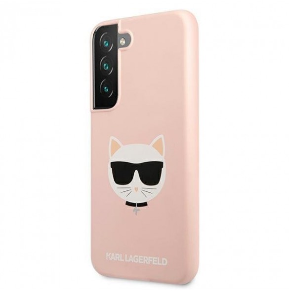 Med detta fodral kommer du att vara lugn för Samsung Galaxy S22 Plus väldigt snyggt skydd från Karl Lagerfeld.