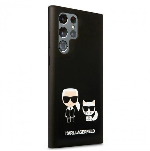 Samsung Galaxy S22 Ultra och väldigt snyggt skydd från Karl Lagerfeld.
