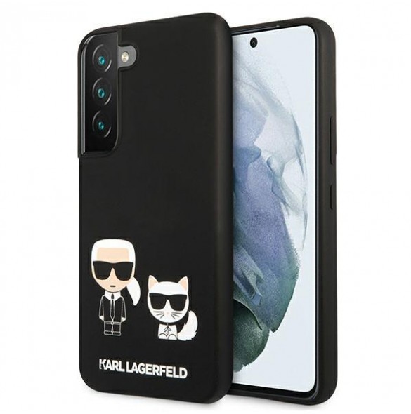 Samsung Galaxy S22 och väldigt snyggt skydd från Karl Lagerfeld.
