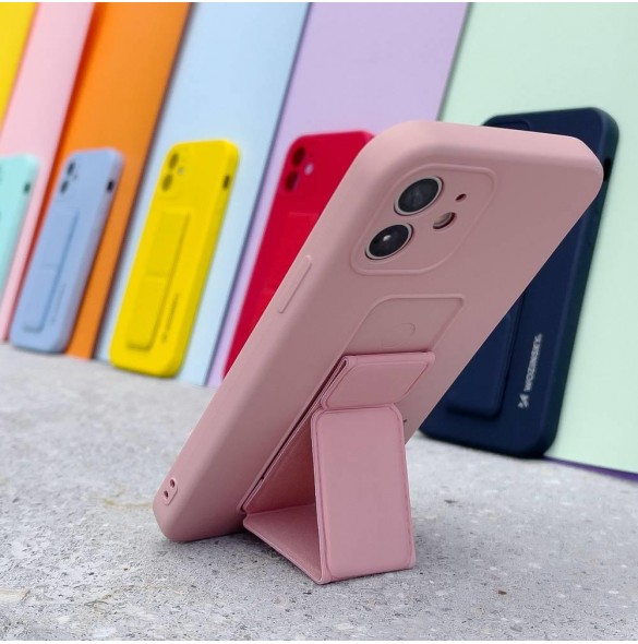 JollyFX Rope case gel TPU krockkuddefodral med rem för Samsung Galaxy A12 - Svart