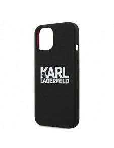 Med detta skal kommer du att vara lugn för iPhone 13 Mini väldigt snyggt skydd från Karl Lagerfeld.