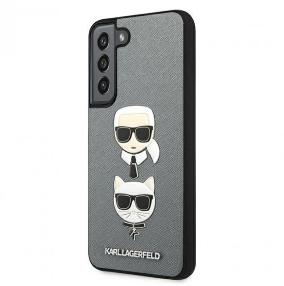 Samsung Galaxy S22 och väldigt snyggt skydd från Karl Lagerfeld.