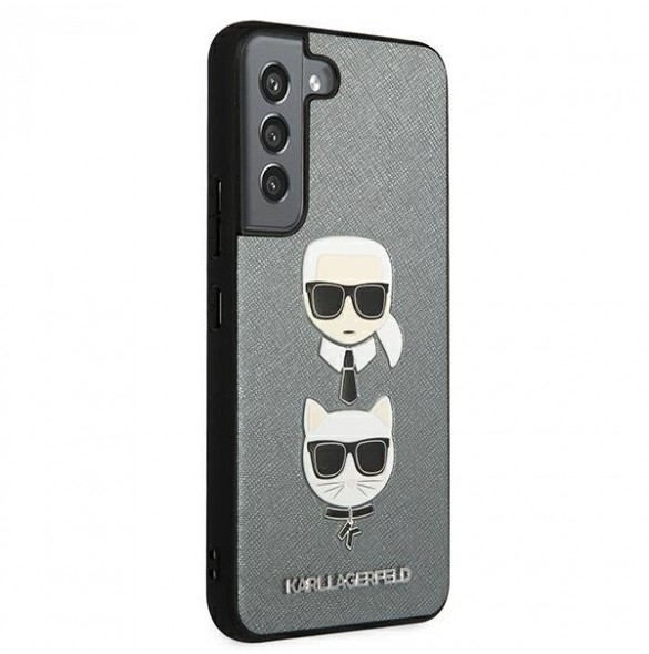 Silver och väldigt stilrent skal till Samsung Galaxy S22.