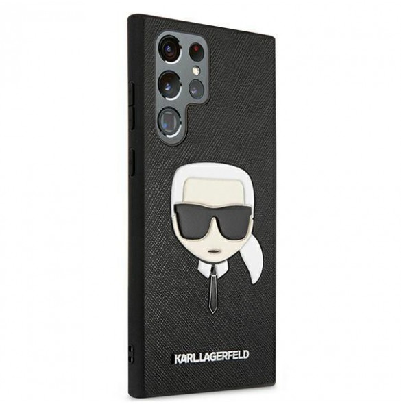 Samsung Galaxy S22 Ultra och väldigt snyggt skydd från Karl Lagerfeld.