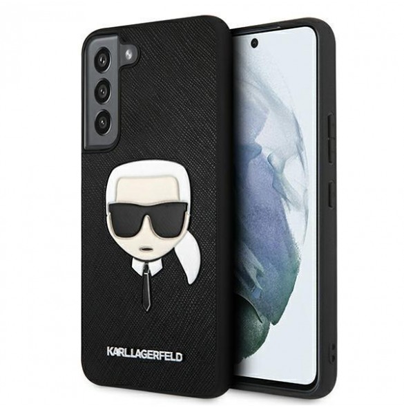 Samsung Galaxy S22 Plus och väldigt snyggt skydd från Karl Lagerfeld.