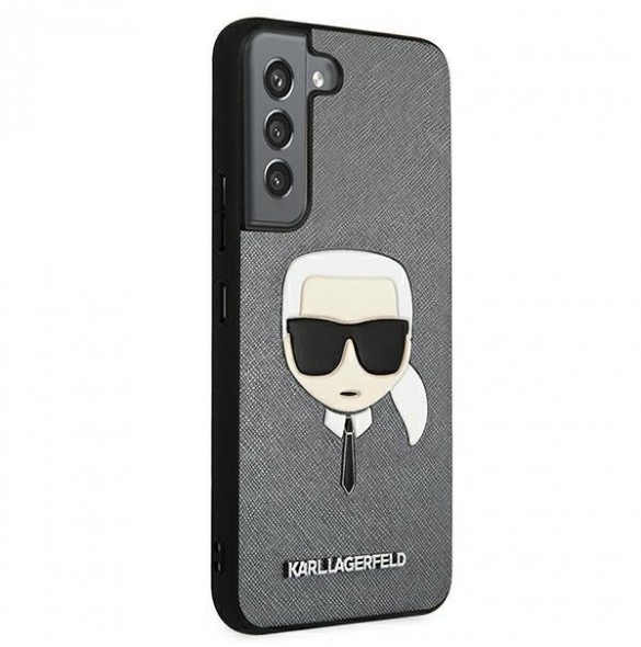 Silver och väldigt praktiskt omslag från Karl Lagerfeld.
