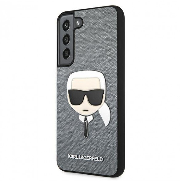 Silver och väldigt stilrent skal till Samsung Galaxy S22.
