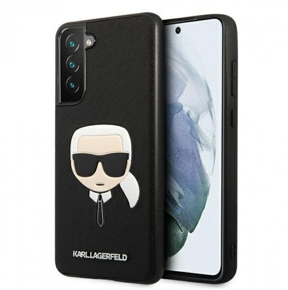 Med detta fodral kommer du att vara lugn för Samsung Galaxy S21 FE väldigt snyggt skydd från Karl Lagerfeld.