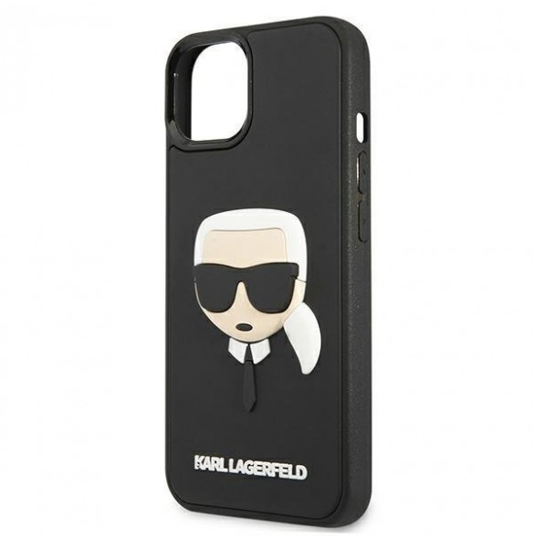 iPhone 13 Mini och väldigt snyggt skydd från Karl Lagerfeld.