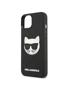 Med detta skal kommer du att vara lugn för iPhone 13 Mini väldigt snyggt skydd från Karl Lagerfeld.