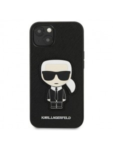 iPhone 13 Mini och väldigt snyggt skydd från Karl Lagerfeld.