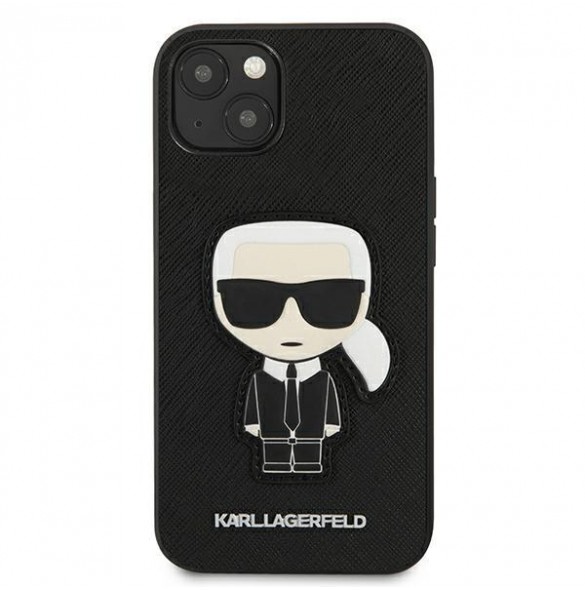 iPhone 13 Mini och väldigt snyggt skydd från Karl Lagerfeld.