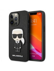 Med detta skal kommer du att vara lugn för iPhone 13 Pro Max väldigt snyggt skydd från Karl Lagerfeld.