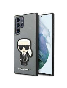 Med detta fodral kommer du att vara lugn för Samsung Galaxy S22 Ultra väldigt snyggt skydd från Karl Lagerfeld.